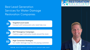 Lead Generation Services for Water Damage Restoration Companies